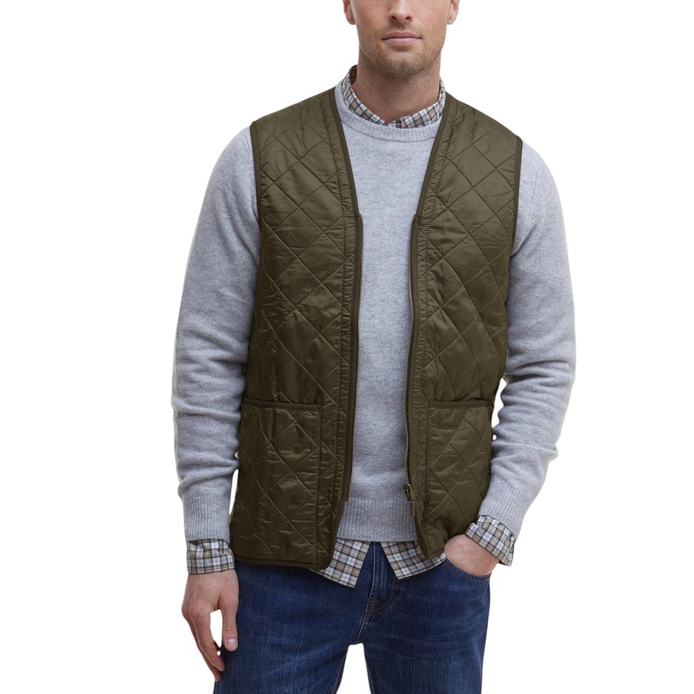 Barbour Grüne Polyamid-Ärmellose Jacke