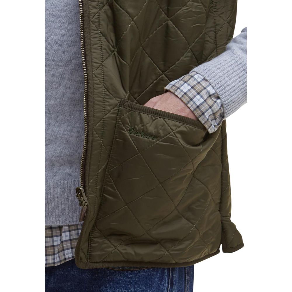 Barbour Grüne Polyamid-Ärmellose Jacke