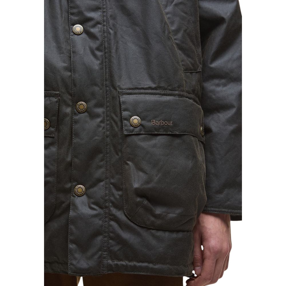 Barbour Grüner Baumwollparka