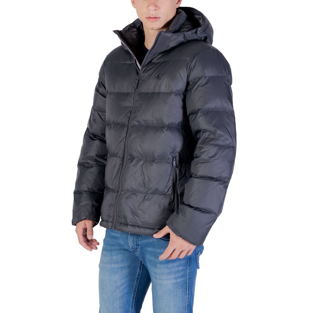 Calvin Klein Jeans Grauer Polyamid-Mantel
