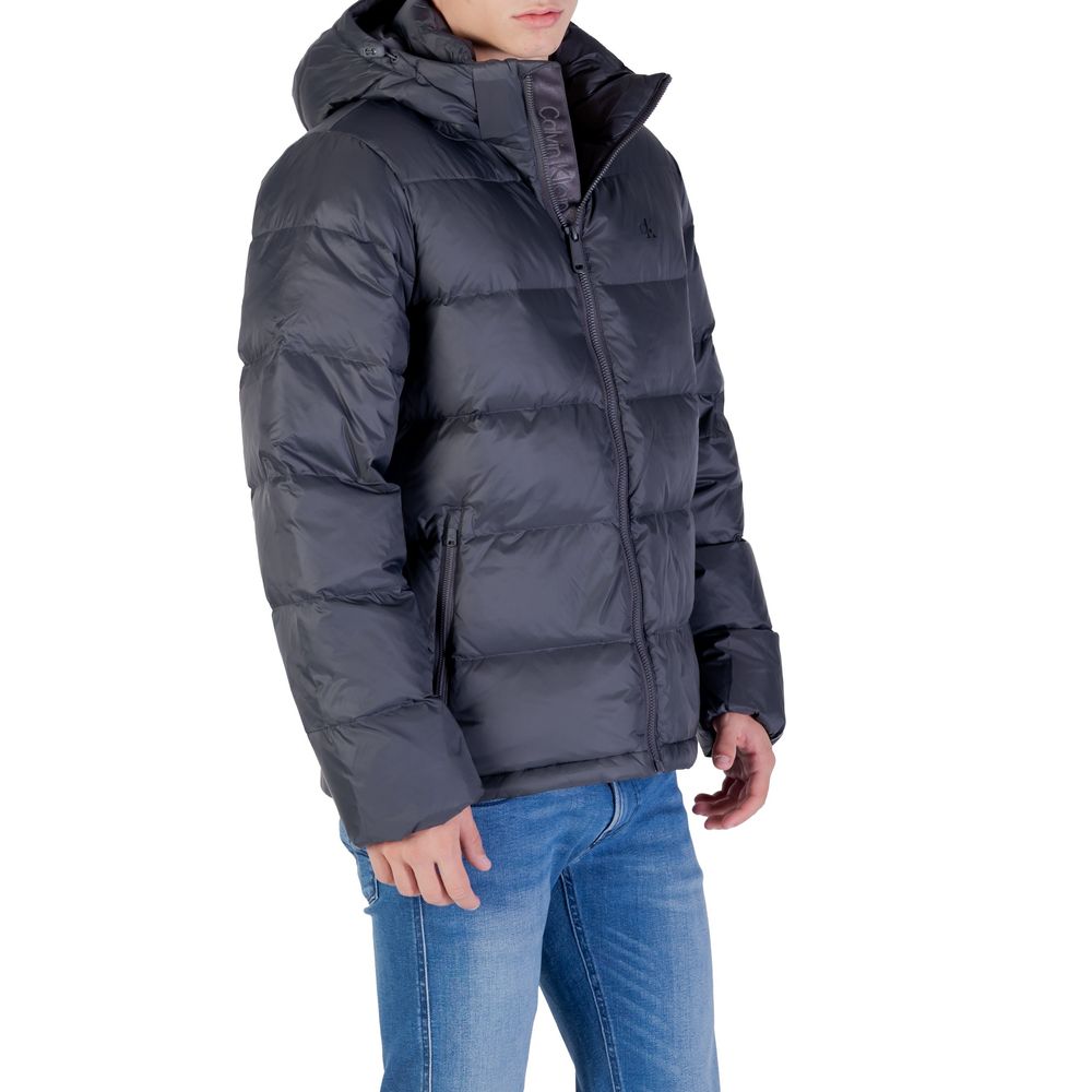 Calvin Klein Jeans Grauer Polyamid-Mantel