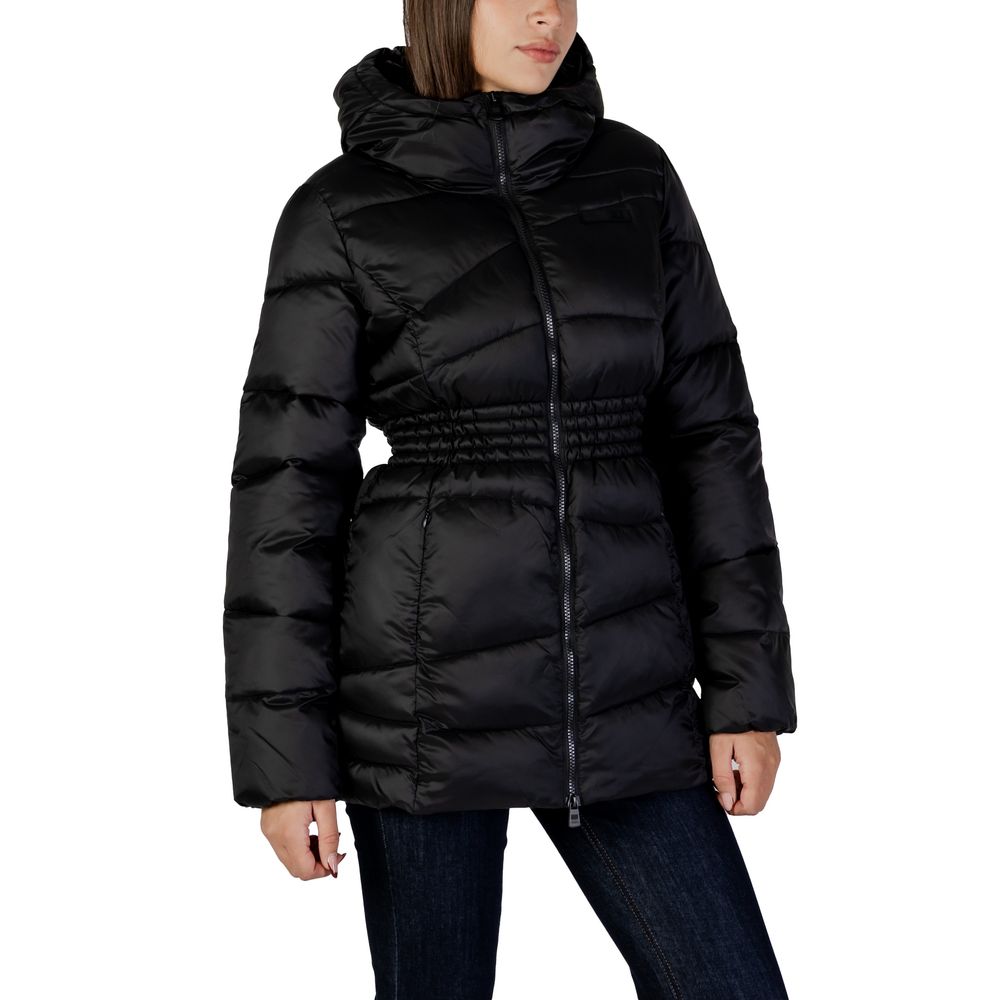 EA7 Emporio Armani Schwarzer Bomber aus Polyamid