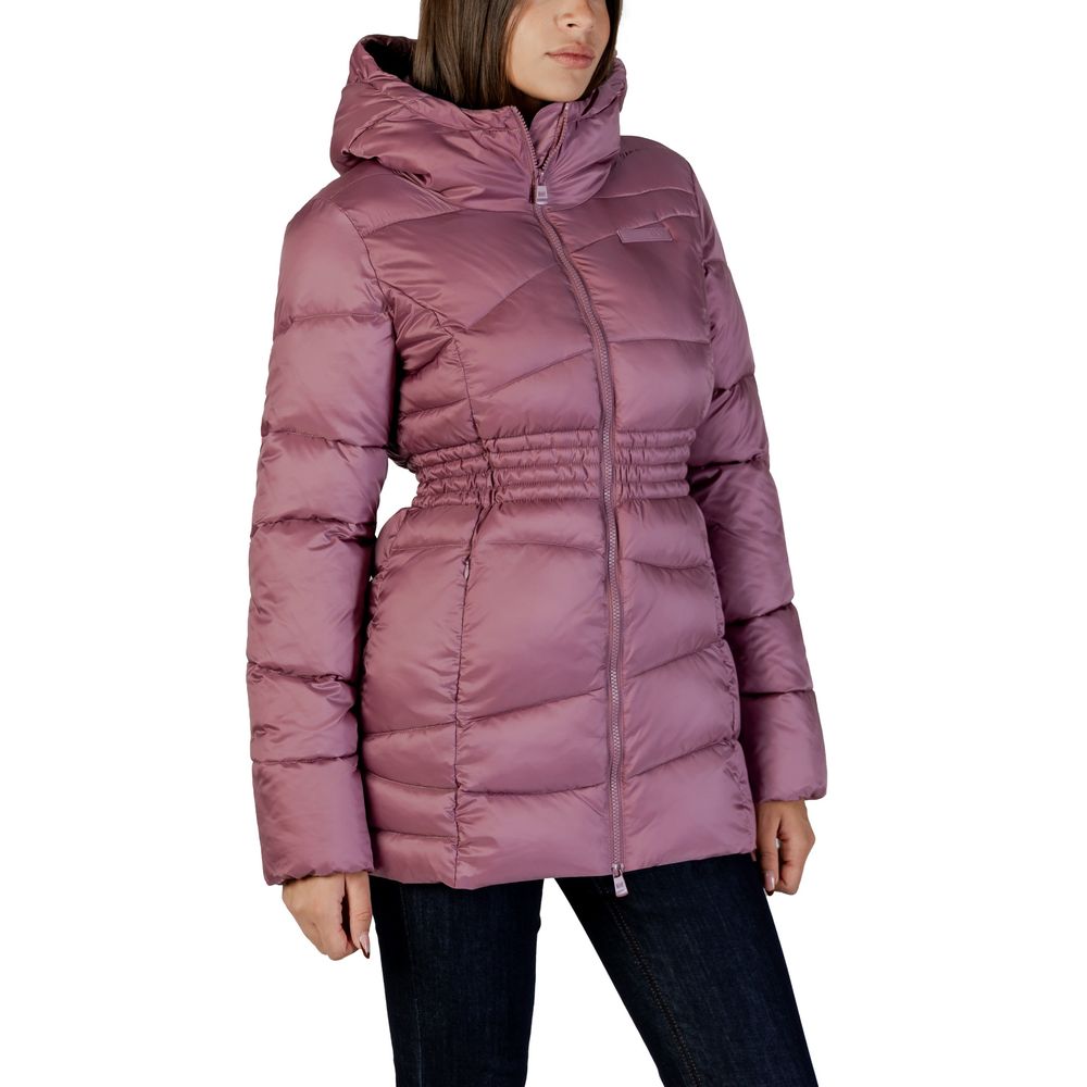 EA7 Emporio Armani Lila Polyamid Bomberjacke
