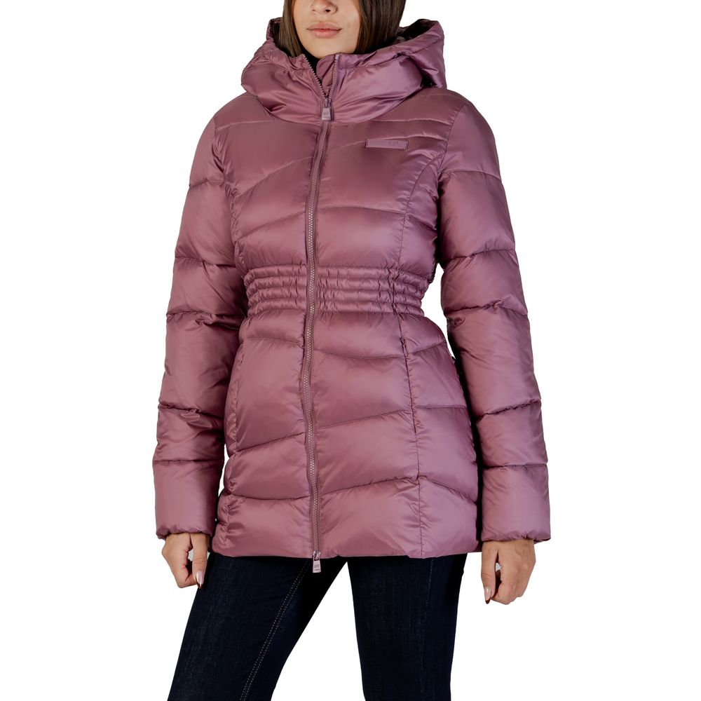 EA7 Emporio Armani Lila Polyamid Bomberjacke
