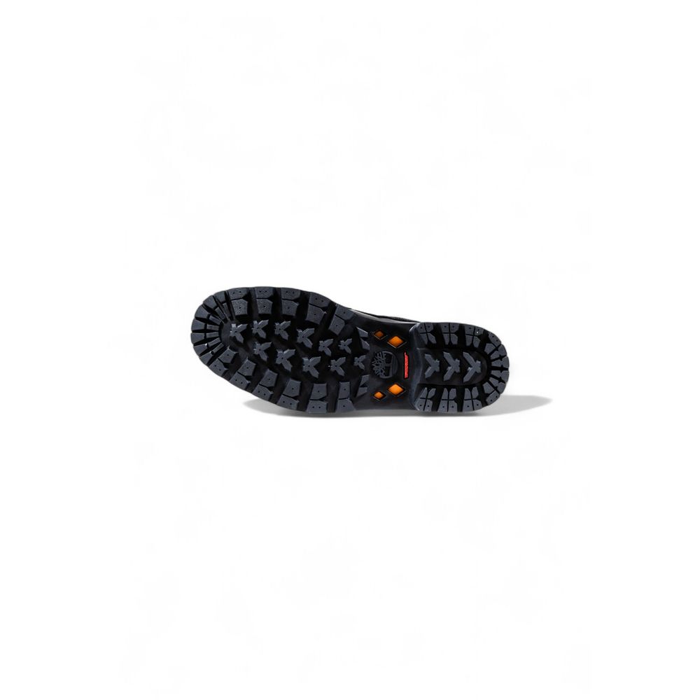 Timberland Schwarze Leder Schnürstiefel