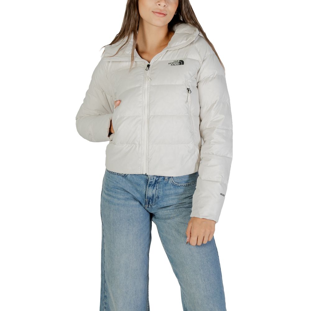 The North Face Cremefarbener Nylonmantel