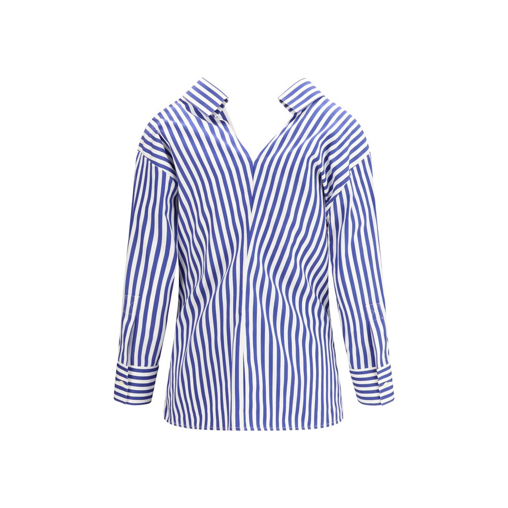 Givenchy Blaues Baumwollhemd mit Muster
