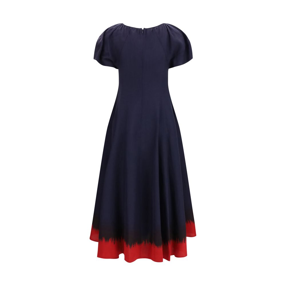 Tory Burch Blaues Viskose-Freizeitkleid