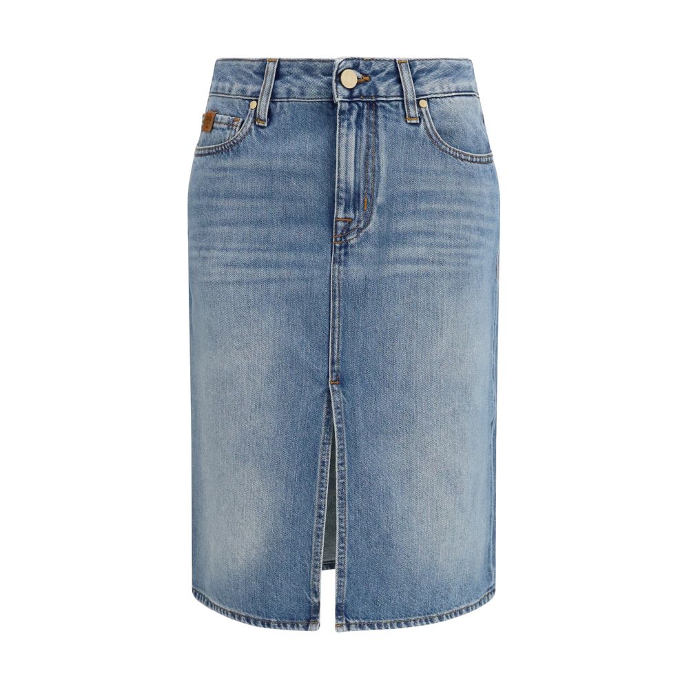 Jacob Cohen Blaue Jeansrock