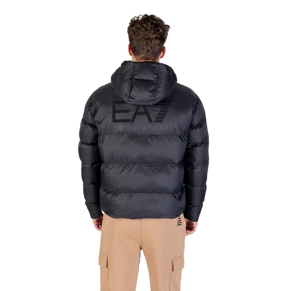 EA7 Emporio Armani Schwarzer Bomber aus Polyamid