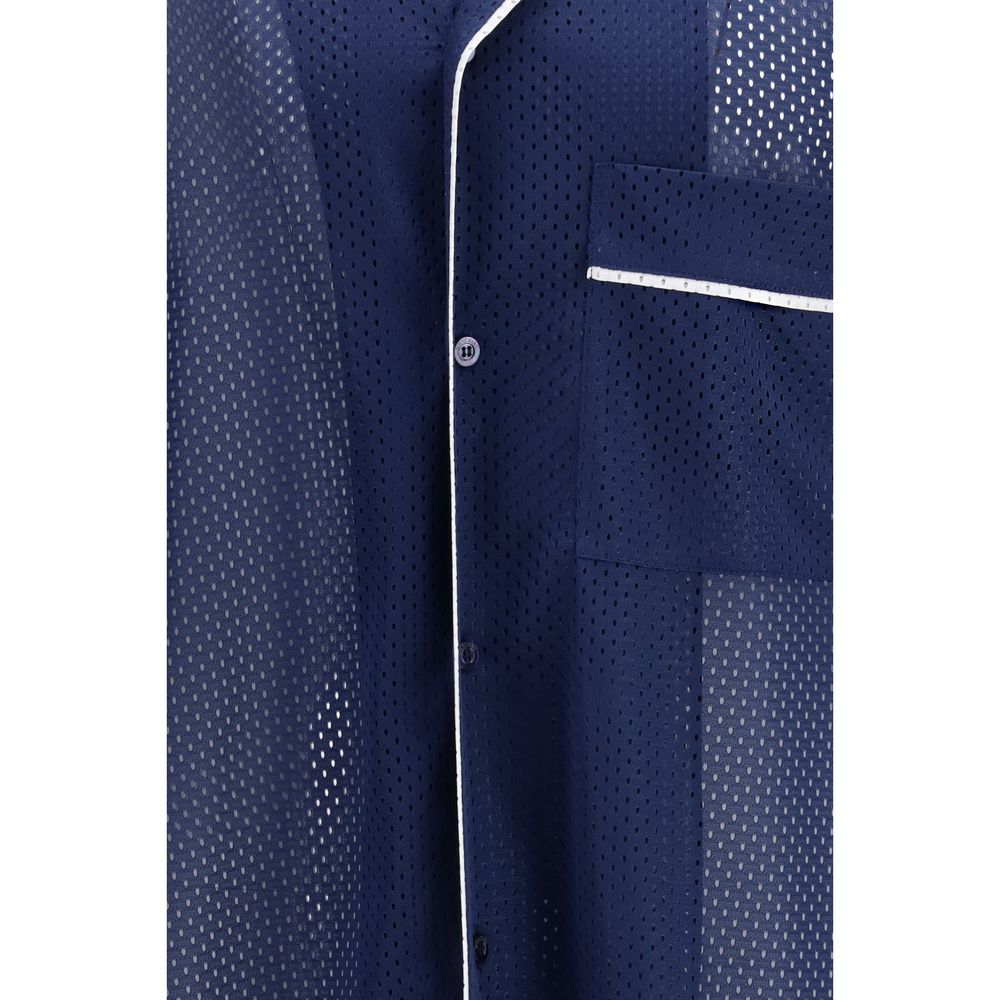 Moschino Blaues Polyester-Sportswear-Oberteil