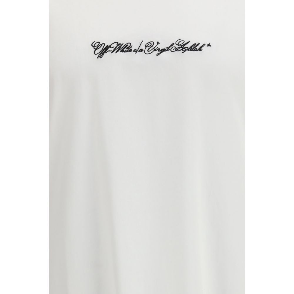 Off-White Weißes Baumwoll-T-Shirt