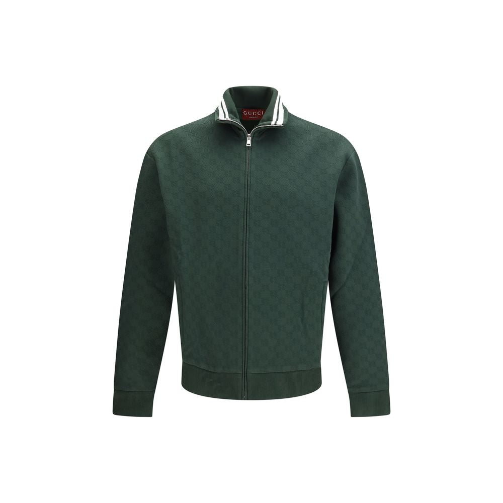 Gucci Zweifarbige Jacke aus Polyamid