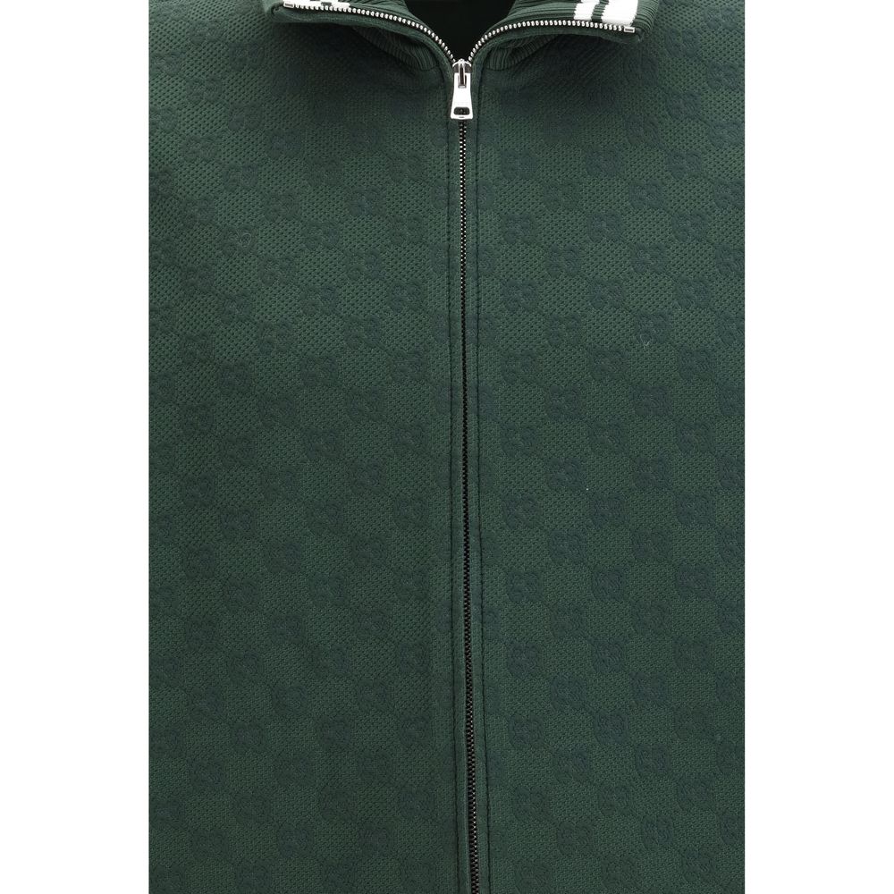 Gucci Zweifarbige Jacke aus Polyamid