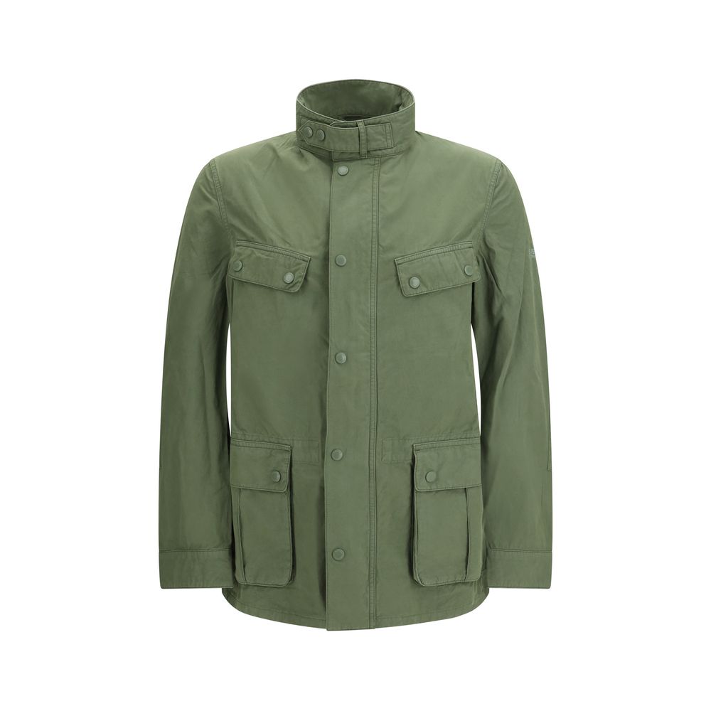 Barbour International Zweifarbiger Baumwollmantel