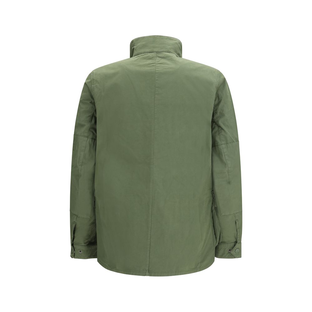 Barbour International Zweifarbiger Baumwollmantel