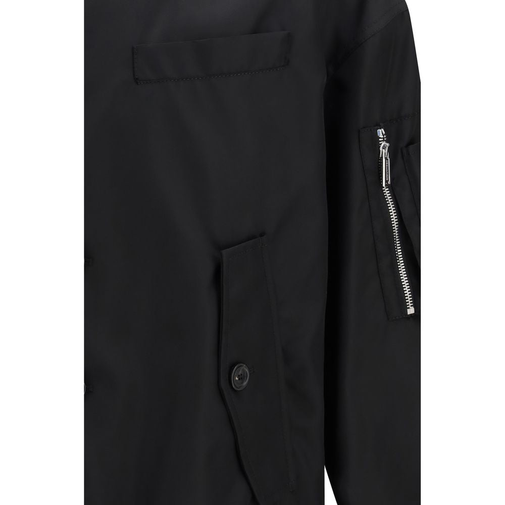 Dsquared² Schwarzer Bomber aus Polyamid