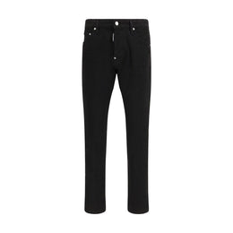 Dsquared² Schwarze Baumwoll-Jeans im Slim Fit