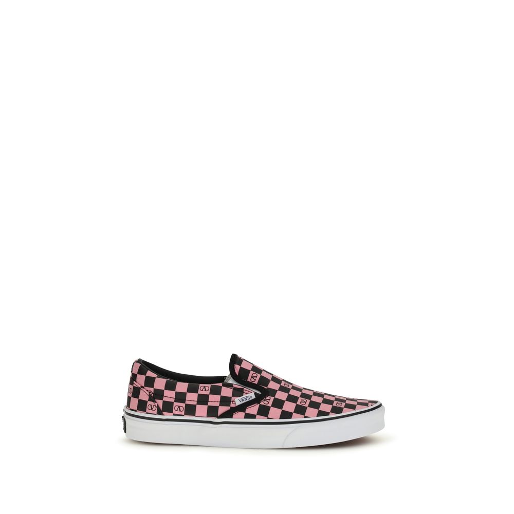 Valentino Garavani Mehrfarbige Low-Top-Sneaker aus Baumwolle
