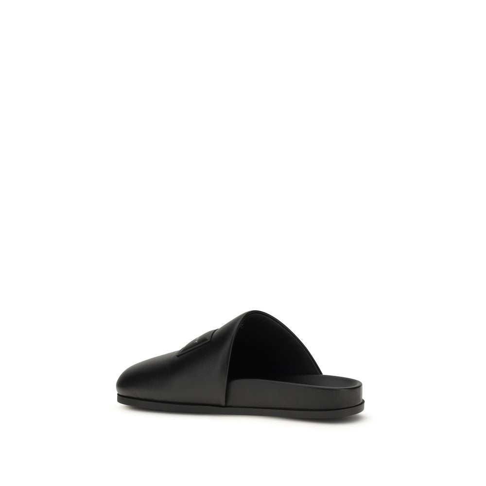 Givenchy Schwarze Bos Taurus Kalbsleder-Mules
