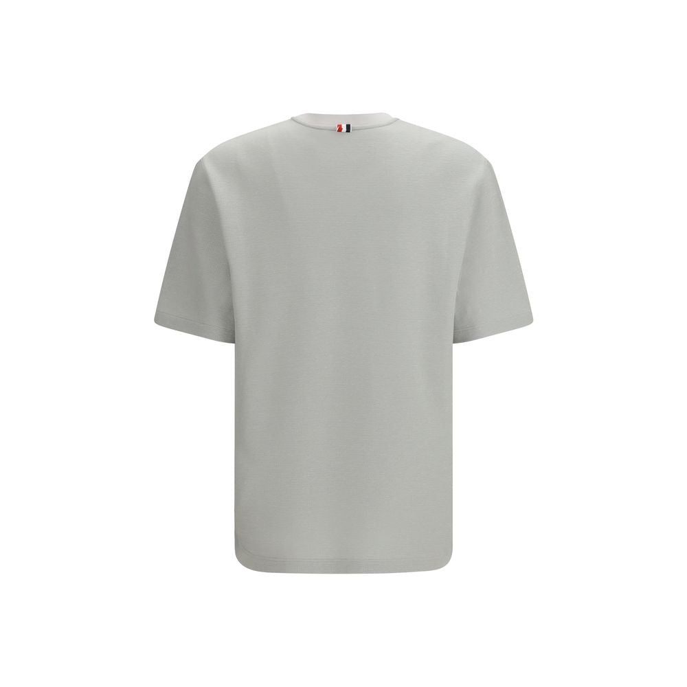Thom Browne Graues Baumwoll-T-Shirt
