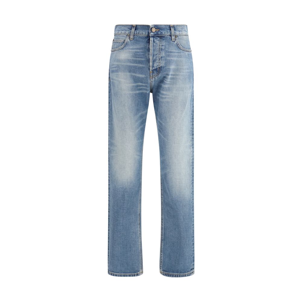 Haikure Blaue Jeans aus Baumwolle im geraden Schnitt