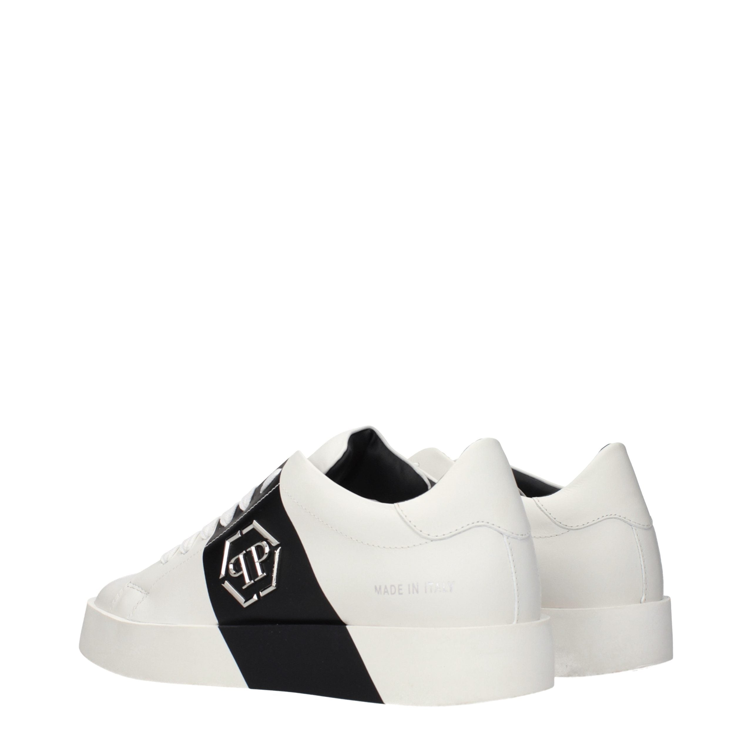 Philipp Plein Weiße Leder-Sneaker