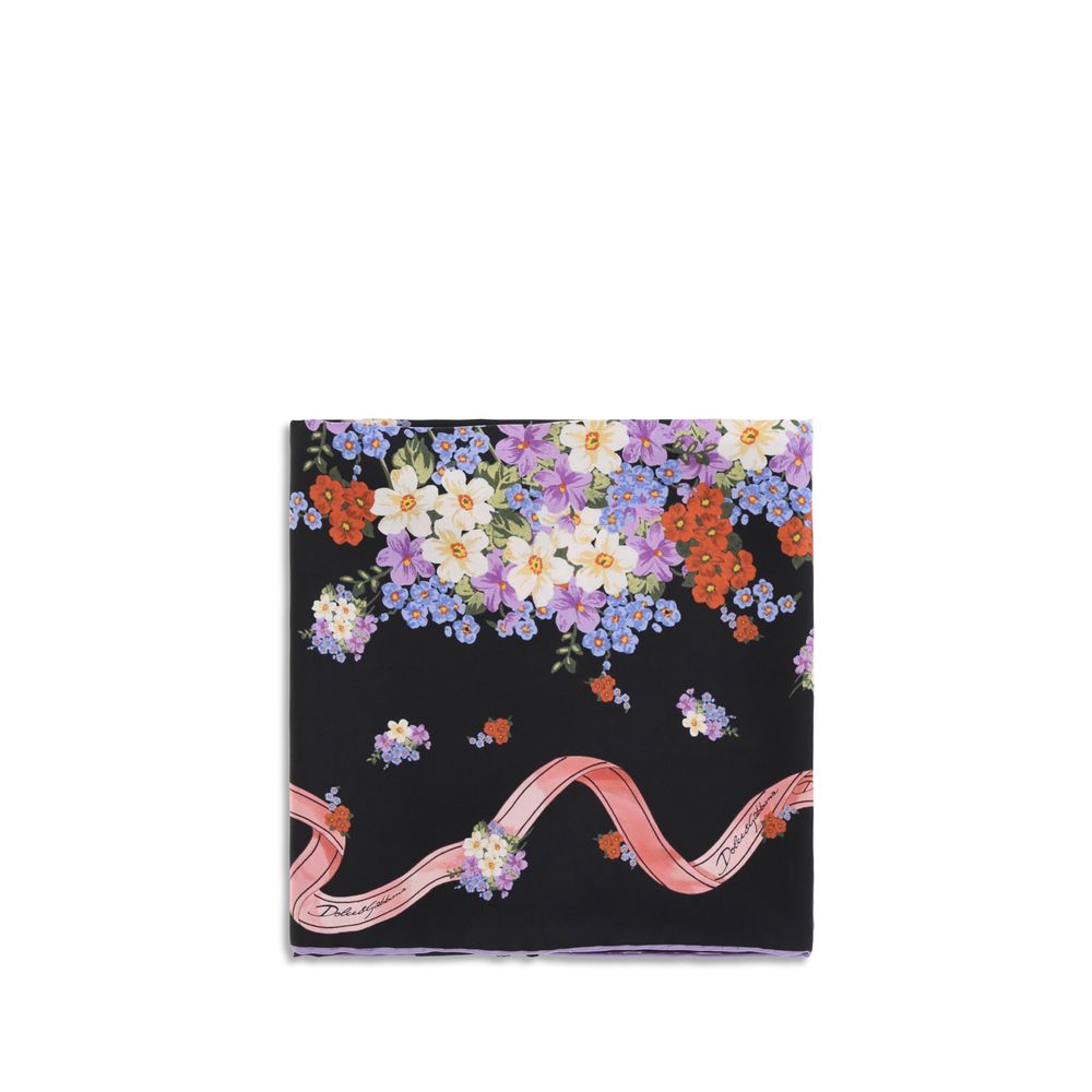 Dolce & Gabbana Mehrfarbiger Seidenschal