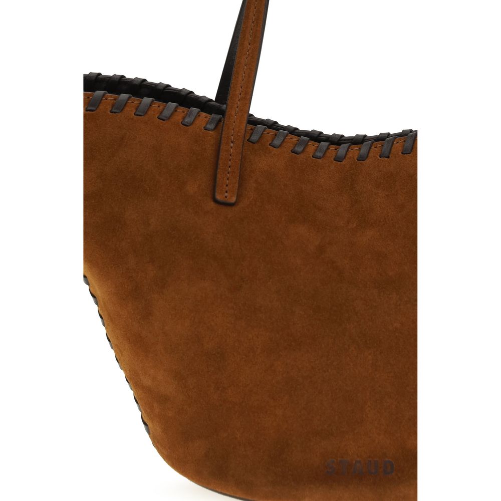 Staud Braune Kalbsleder Bos Taurus Handtasche