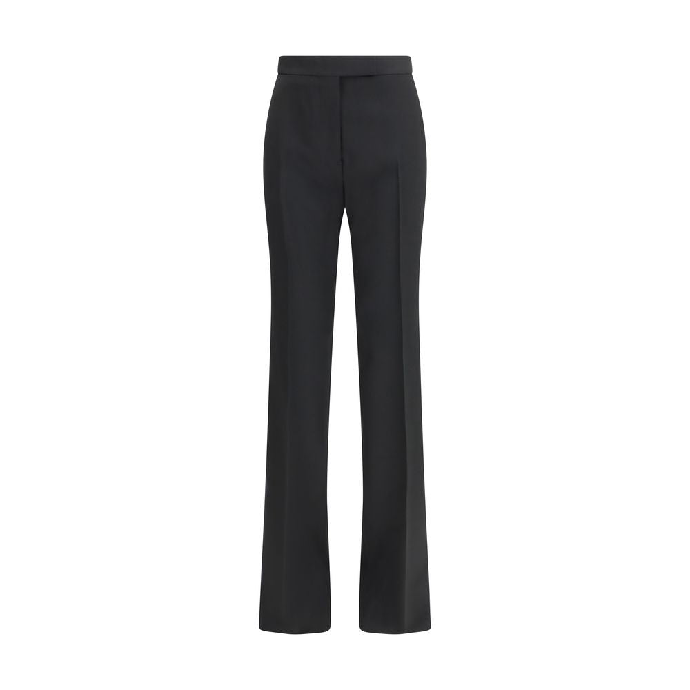 Tom Ford Schwarze Wollhose aus Fleece