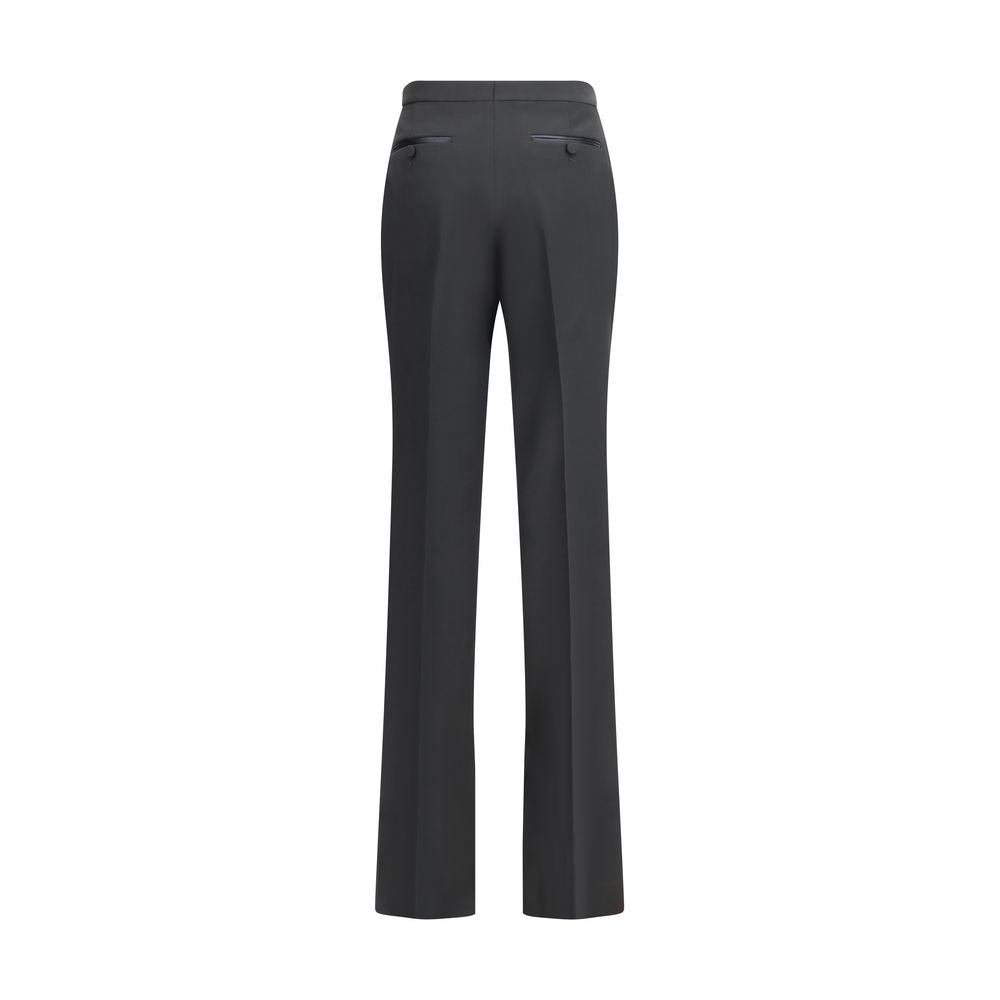 Tom Ford Schwarze Wollhose aus Fleece
