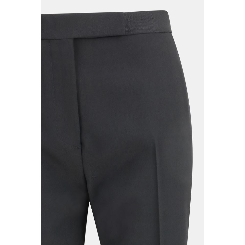 Tom Ford Schwarze Wollhose aus Fleece