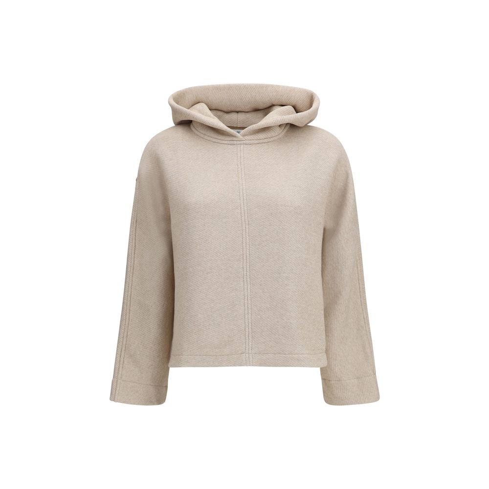 Max Mara Pure Beige Baumwoll-Sweatshirt