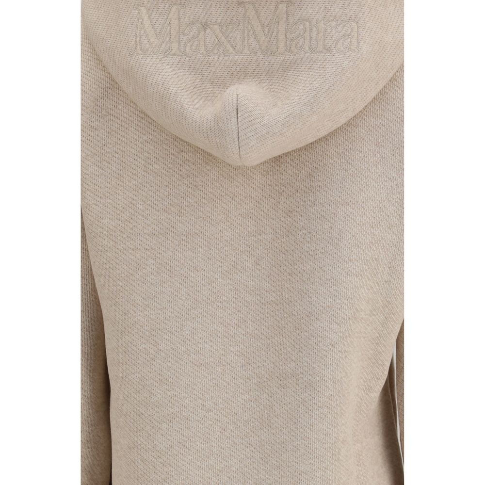 Max Mara Pure Beige Baumwoll-Sweatshirt