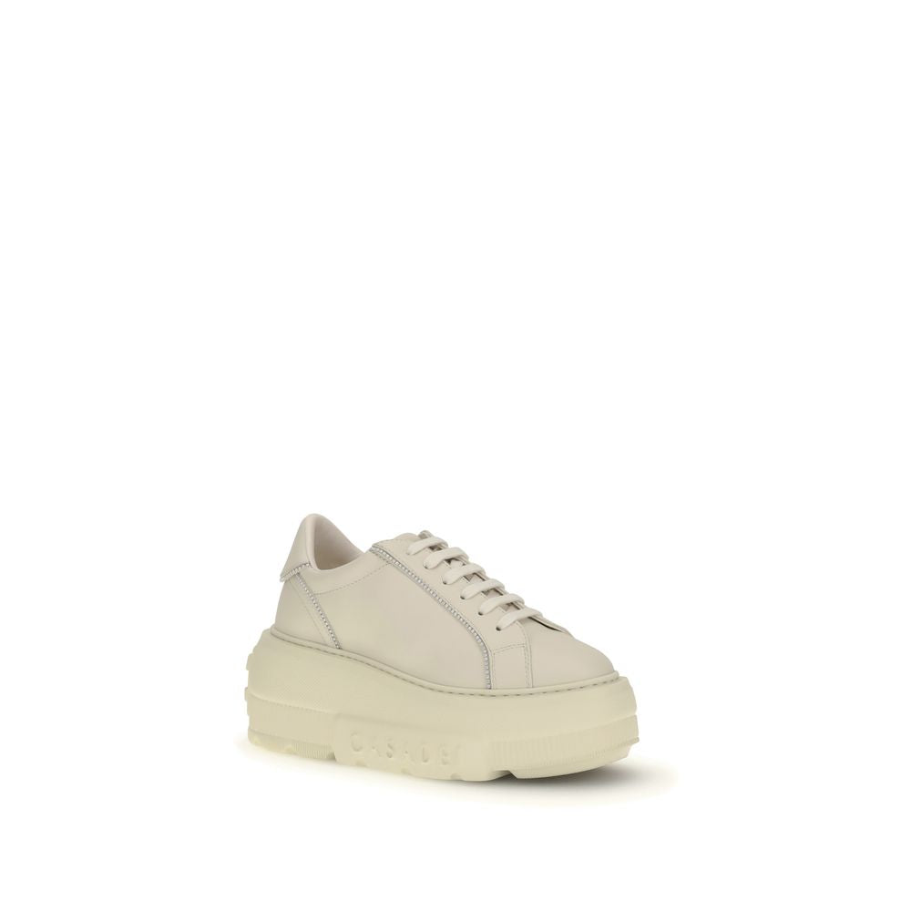 Casadei Weiße Chunky Sneaker aus Gummi