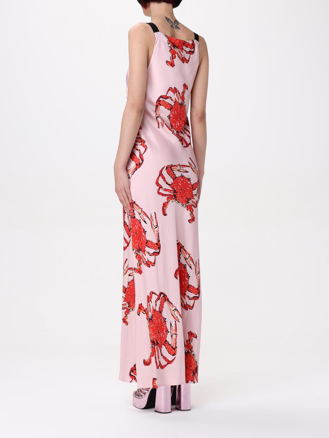 MSGM Mehrfarbiges Seiden-Freizeitkleid