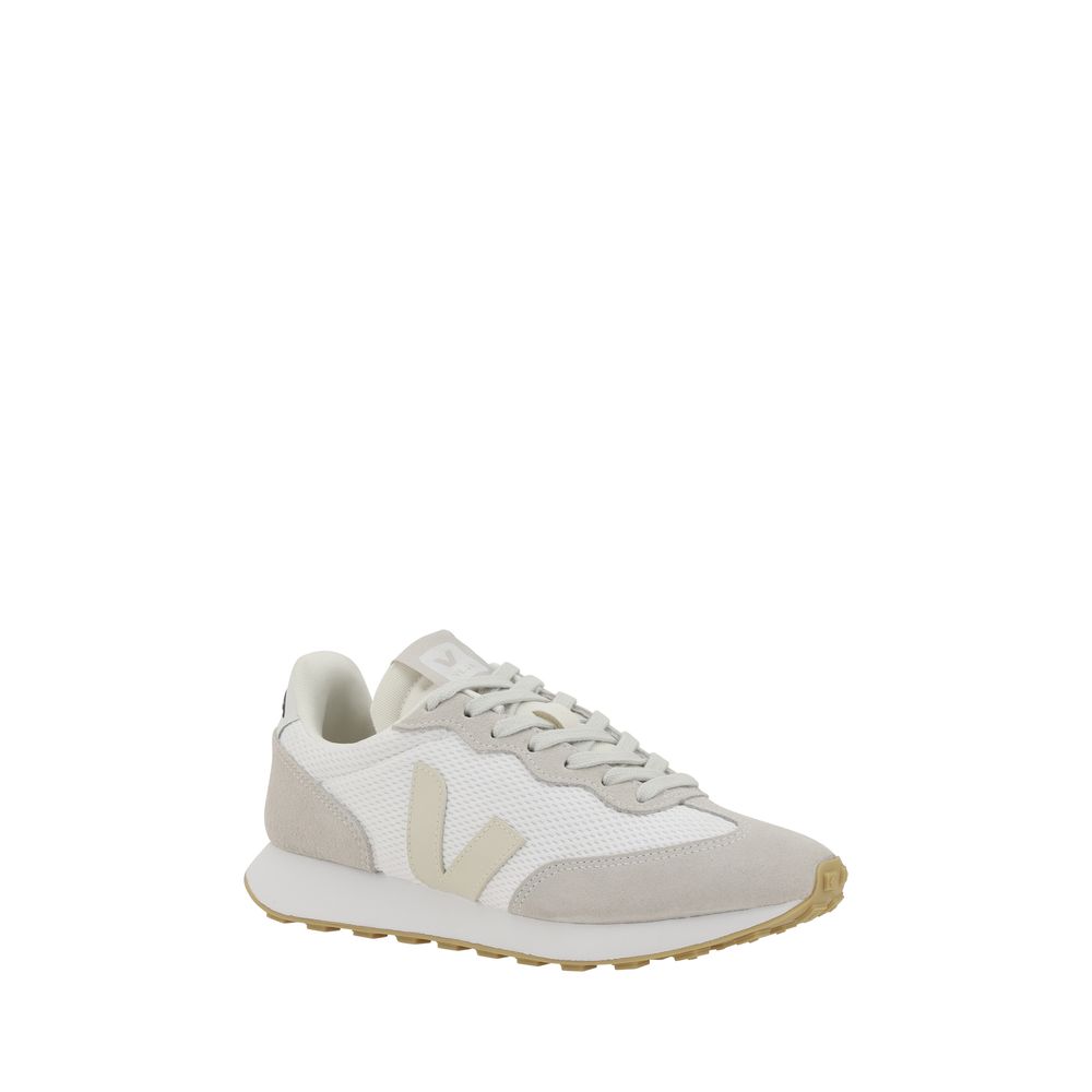 Veja Weiße Bos Taurus Kalbsleder Athletic Sneaker