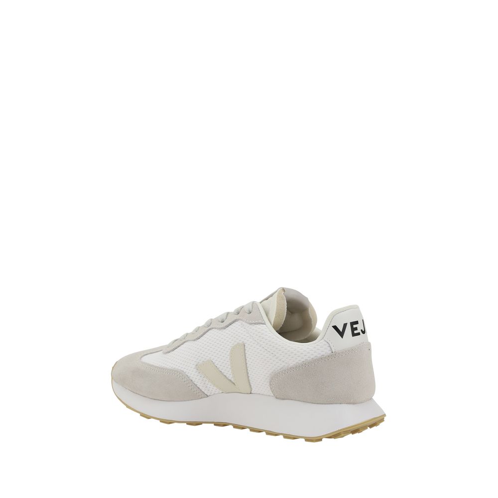 Veja Weiße Bos Taurus Kalbsleder Athletic Sneaker