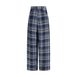 MARBELL Blaue Leinenhose