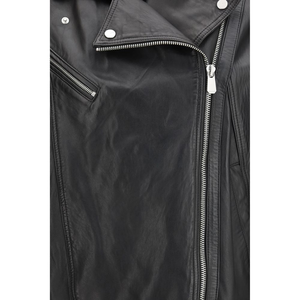 PINKO Schwarze Lederjacke