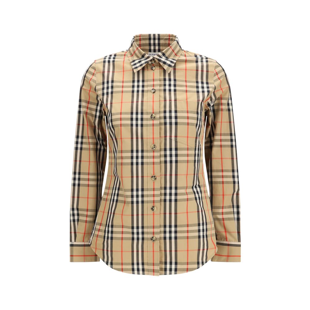 Burberry Mehrfarbiges Hemd aus Baumwolle mit Muster