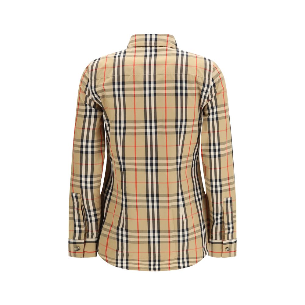 Burberry Mehrfarbiges Hemd aus Baumwolle mit Muster