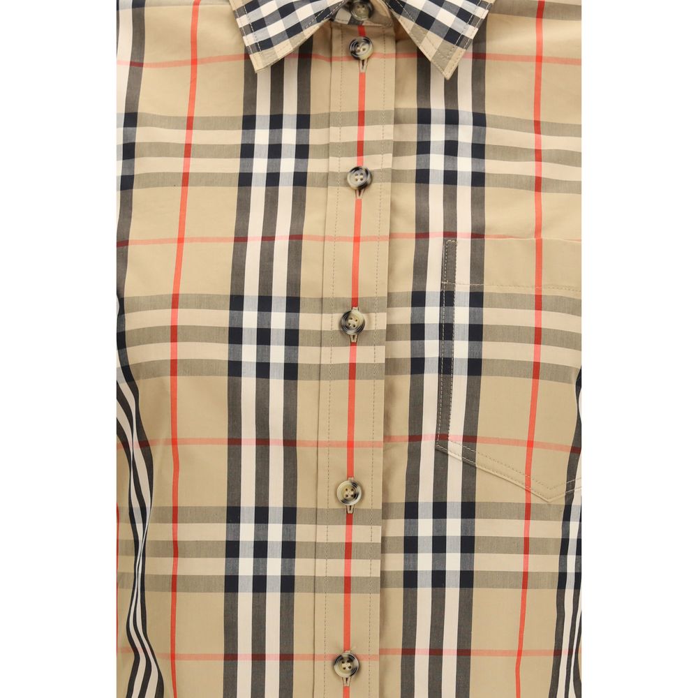 Burberry Mehrfarbiges Hemd aus Baumwolle mit Muster