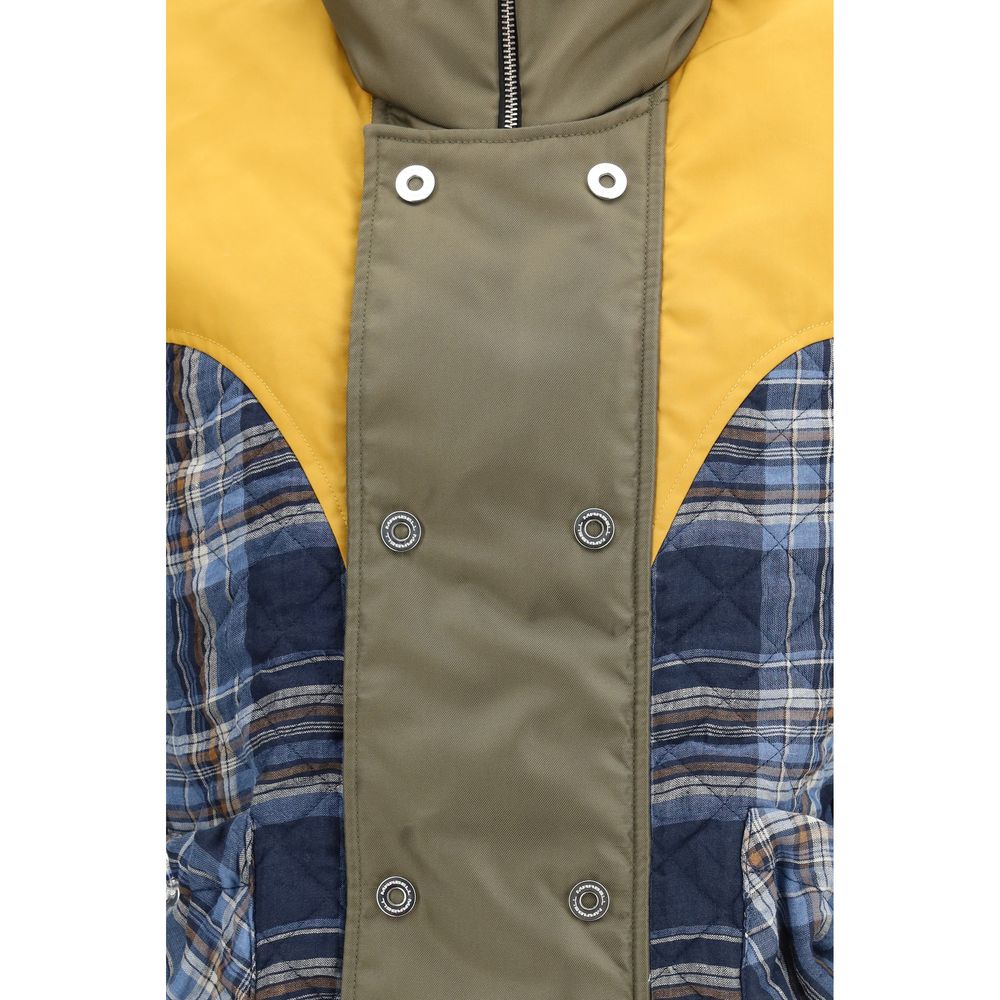 MARBELL Blaue ärmellose Jacke aus Polyamid