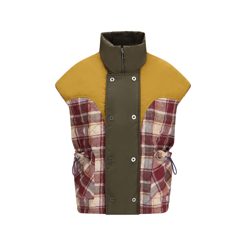 MARBELL Ärmellose Multicolor-Jacke aus Polyamid