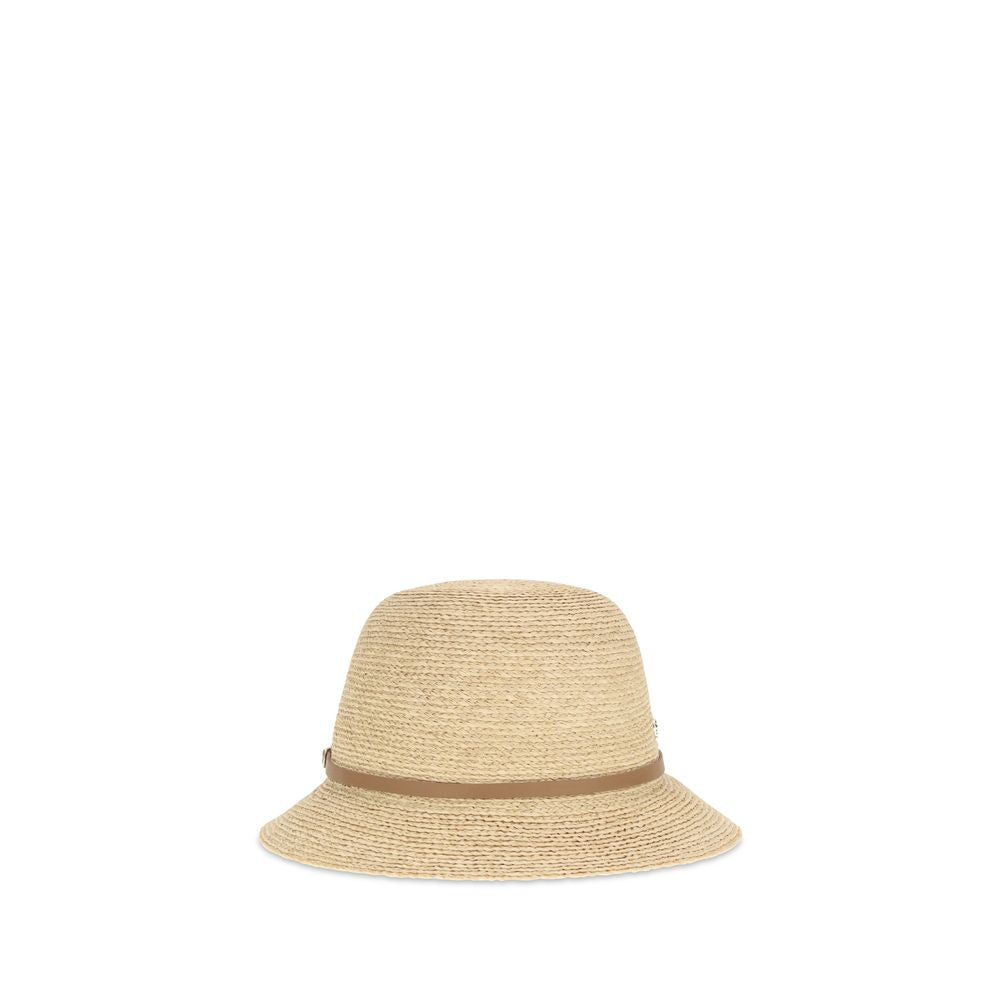 Helen Kaminski Beige Raffia Hut