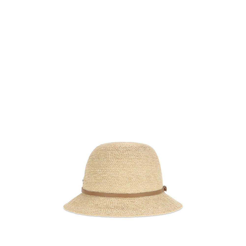Helen Kaminski Beige Raffia Hut