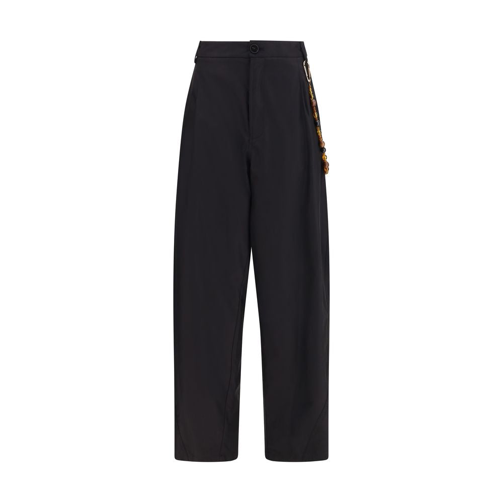 Darkpark Schwarze Baumwoll-Freizeithose
