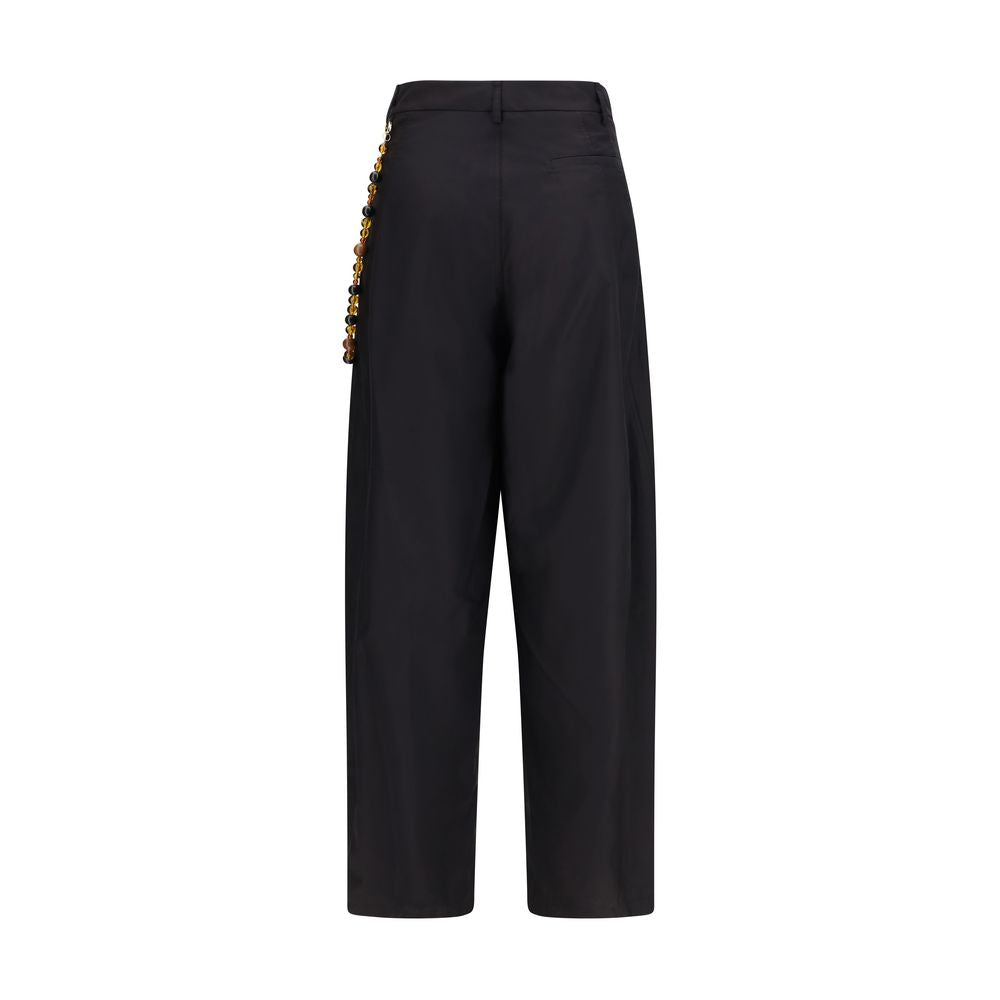 Darkpark Schwarze Baumwoll-Freizeithose