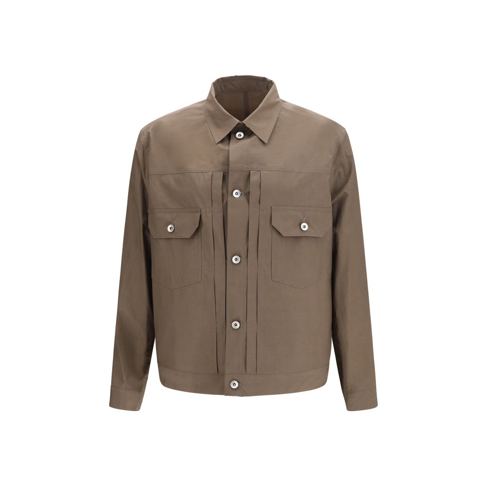 Sacai Zweifarbiger Baumwollmantel